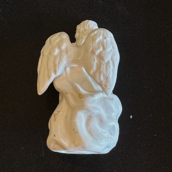 Vintage White OCI Omnibus Angels with Instruments Christmas Set of 2 Lovely! - Picture 13 of 14